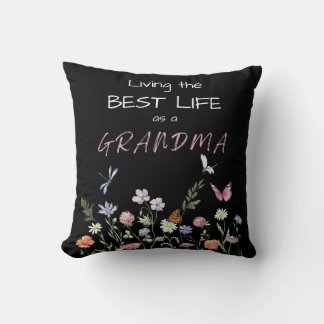 Pillow-Living het beste leven als oma! Kussen