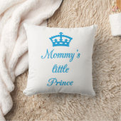 Pillow, mama's prins met kroon kussen (Deken)