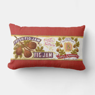 Pillow met verse jam van verse vijgen kussen