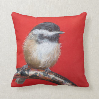 Pillow "My Little Chickadee" van Camille Engel Kussen