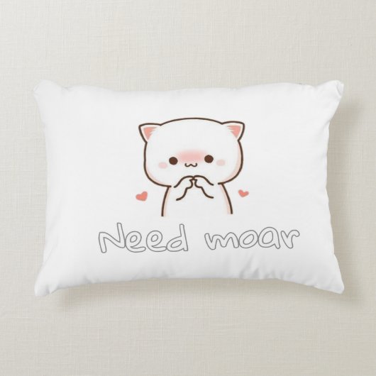 Pillow of Realistic Cat – Need Moar Calm Accent Kussen (Voorkant)