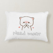 Pillow of Realistic Cat – Need Moar Calm Accent Kussen (Achterkant)