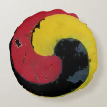 PILLOW ROUND - KOREAN YIN YANG - EN MODERN