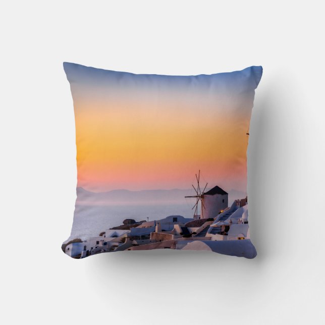 Pillow Santorini Oia Kussen (Voorkant)