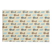 Pillow Sham Speelgoed-vliegtuig Kussensloop (Achterkant-Links)