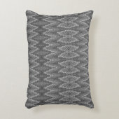 Pillow - Snakeskin-patroon in grijs Accent Kussen (Voorkant(Verticaal))