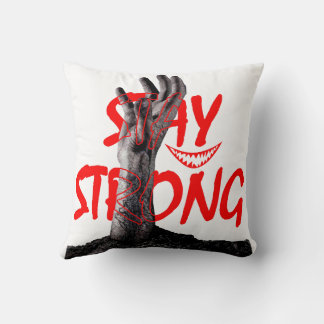 Pillow : Stay Strong Motivational Quote Design Kussen