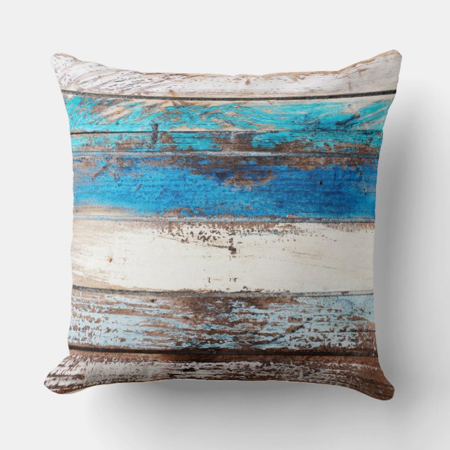 Pillow with driftwood pattern kussen (Voorkant)