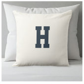 pillow with personalized letter kussen