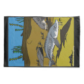 PILLOWCASE - LAKE STURGEON COLORING PAGE KUSSENSLOOP (Achterkant)