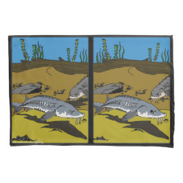 PILLOWCASE - LAKE STURGEON COLORING PAGE KUSSENSLOOP
