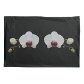 Pillowcases - Ruby-Lipped White Orchid Kussensloop (Achterkant-Links)