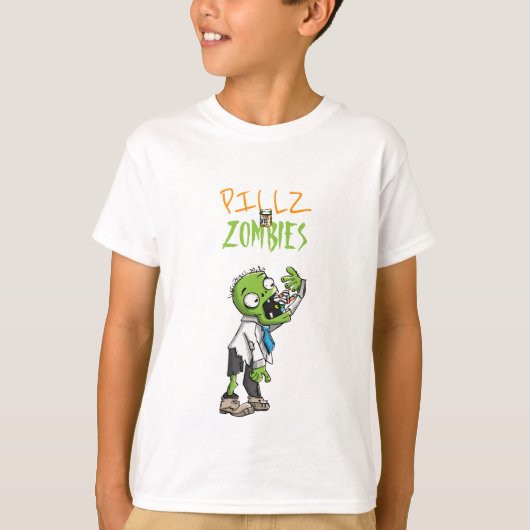 Pillz vs. Zombies T-shirt (Voorkant)