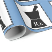 Pilon et mortier de papier d'emballage cadeau de (Coin rond)