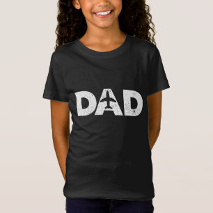 Piloot Dad Vaderdag Gift for Airplane and Aviat T-shirt
