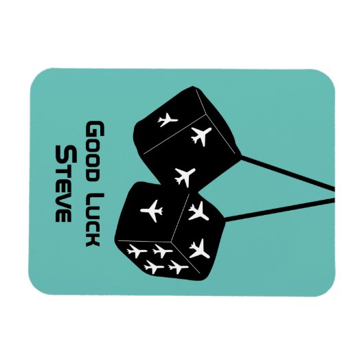 Piloot Good Luck Fuzzy Magneet (Horizontaal)