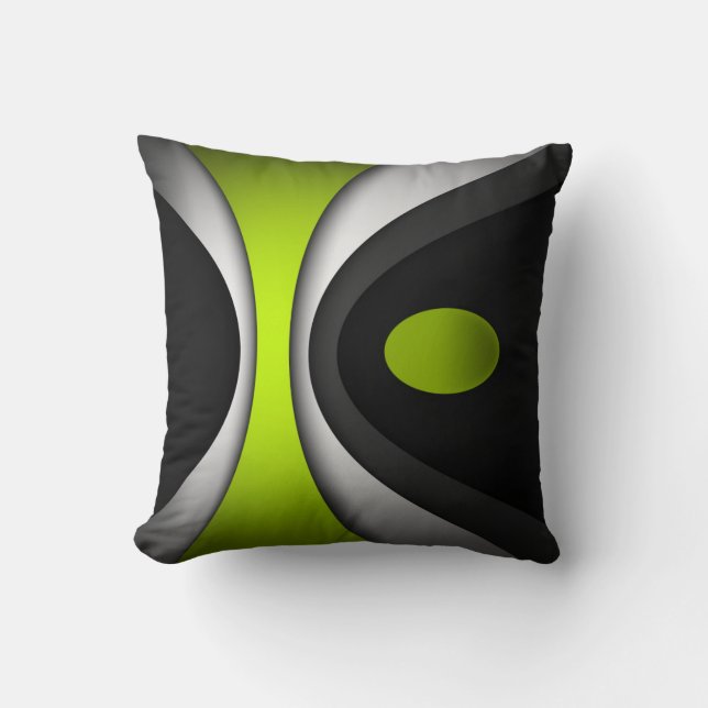 Piloot in moderne abstracte stijl kussen (Voorkant)