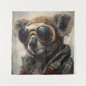Piloot Koala Wandkleed (Voorkant)