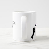 Piloot Luchtvaart Papa's Landing Grappige Kat Stop Extra Grote Beker (Achterkant)