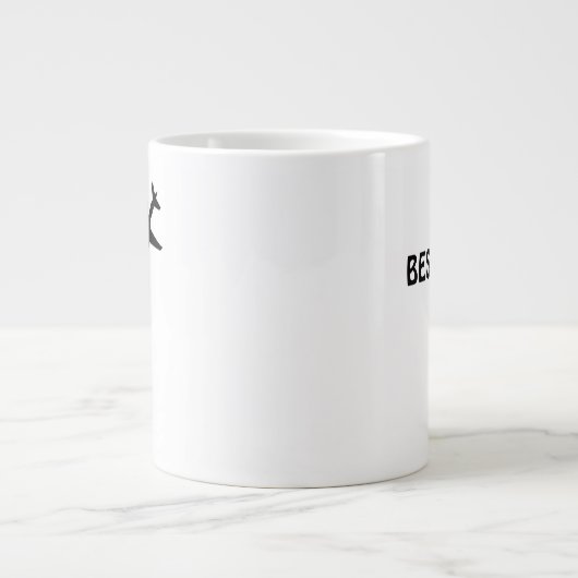 Piloot Luchtvaart Papa's Landing Grappige Kat Stop Extra Grote Beker (Voorkant)