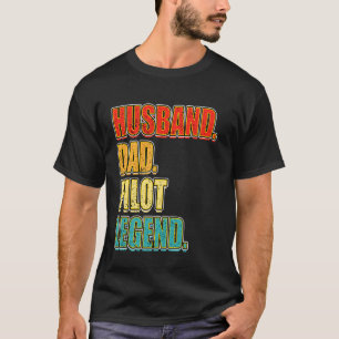 piloot man vader piloot legende vader's vader t-shirt