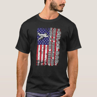 Piloot Papa is gewoon een gewone vader, maar een e T-shirt