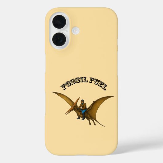 Piloot Rijden op een Vliegende Pterosaurus Dinosau Case-Mate iPhone Case (Achterkant)