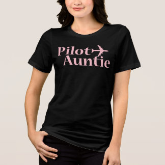 Piloot Tante  Tri-Blend Shirt