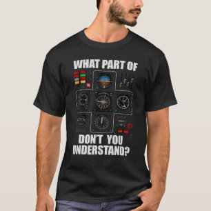 Piloot voor mannen vliegveld piloot t-shirt