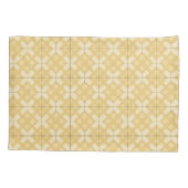 Pilootcase - Woven Lattice in Three Shades Kussensloop (Achterkant-Links)