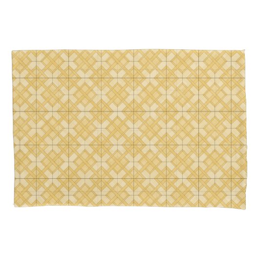 Pilootcase - Woven Lattice in Three Shades Kussensloop (Voorkant-Links)