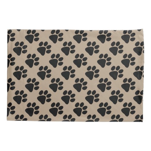 Pilootkassen - Puppy Paw Print Kussensloop (Achterkant-Links)