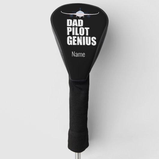 Pilot Aviation Industry Golfer voor pa Golfheadcover (Voorkant)