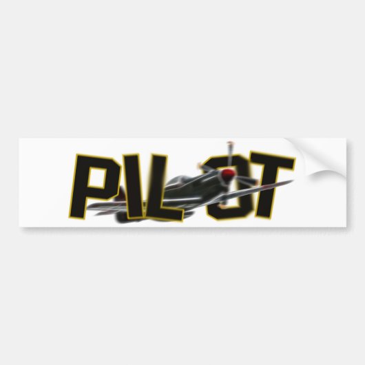 Pilot Bumpersticker (Voorkant)