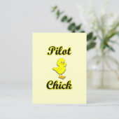 Pilot Chick Briefkaart (Staand voorkant)