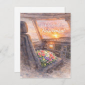 Pilot Cleared for Retirement Notitiekaartje (Voorkant / Achterkant)