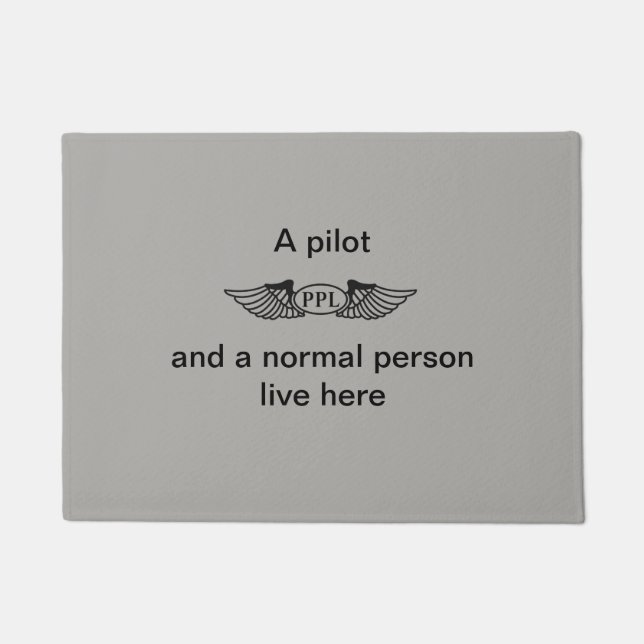 Pilot doormat deurmat (Voorkant)