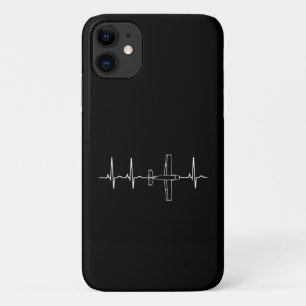  Pilot Flying Sky Heart Gift iPhone 11 Hoesje