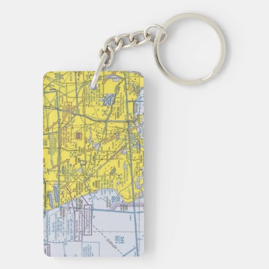 Pilot Flying Socket Chart Sleutelhanger (achterkant)