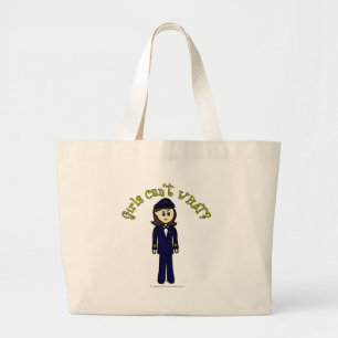 Pilot Girl Grote Tote Bag