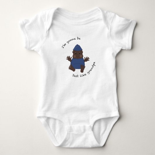Pilot grandpa romper (Voorkant)