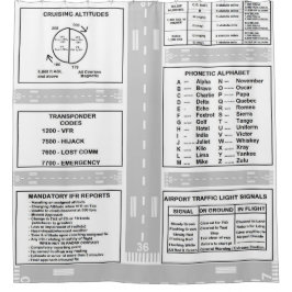 Pilot Kneeboard Douchegordijn