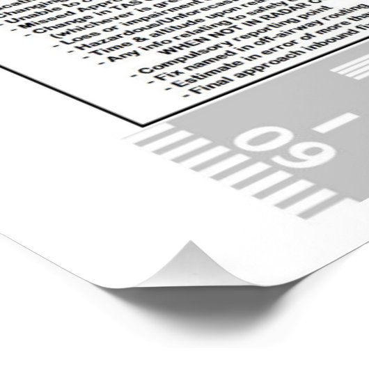 Pilot Kneeboard Perfect Poster (Hoek)