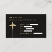 Pilot Micro CV Visitekaartje (Voorkant)