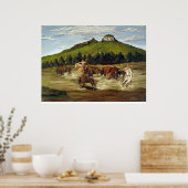 Pilot Mountain Hunt Poster (Keuken)