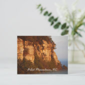 Pilot Mountain, NC-Briefkaart Briefkaart (Staand voorkant)
