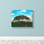 Pilot Mountain, NC Canvas (Insitu (Houten vloer))