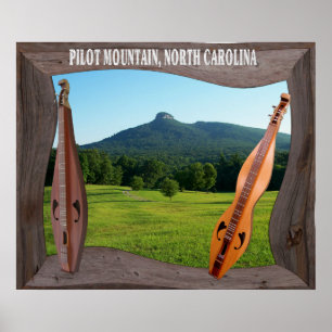 PILOT MOUNTAIN NOORD CAROLINA POSTER