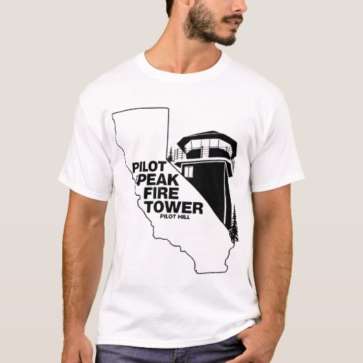 Pilot Peak Fire Tower Lookout T-shirt (Voorkant)
