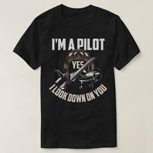 Pilot Pilot Humor Grappige Pilot Gezegde Gift T-shirt (Design voorkant)